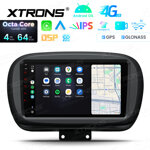 autoradio-gps-fiat-500x-android-14-wi-fi-4g-dsp-carplay-auto-xtrons-idp9050xf