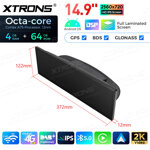 xtrons-qlb4290unl-autoradio-gps-bmw-e90-e91-e92-e93-android-13-carplay-auto-wifi-149-pollici