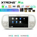 autoradio-gps-xtrons-iq7450flcp-fiat-500-android-14-wi-fi-carplay-snapdragon-8gb