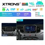 autoradio-gps-fiat-500-android-13-wi-fi-usb-carplay-auto-4gb-xtrons-ia72500fls
