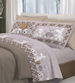 completo-letto-lenzuola-peluche-rosa-beige-grigiorosso