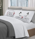 completo-letto-miao-verde-grigio-beige-rosa
