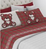 completo-letto-tartan-orsetti-verde-rosso-beige-grigio