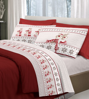 completo-letto-lenzuola-renna-grigio-rosso-blu
