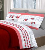 completo-letto-lenzuola-pesciolini-beige-rosso-blu