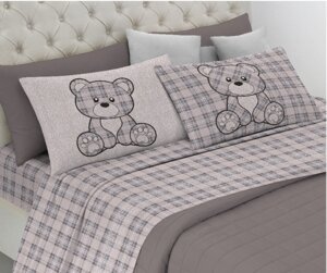 completo-letto-flanella-tartan-orsetto-pensieri-delicati