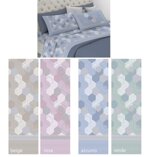 completo-letto-flanella-bologna-supereuropa-beige-rosa-azzurro-verde