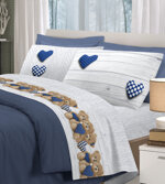 completo-letto-lenzuola-orsetti-blu-rosso-beige-rosa