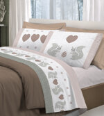 completo-letto-lenzuola-scoiattolo-grigio
