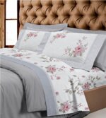 completo-letto-flanella-6808-supereuropa-rosa-grigio-beige