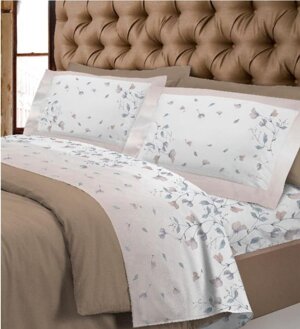 completo-letto-flanella-pea-flower-supereuropa-beige-lilla-rosa-azzurro