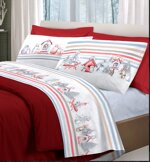 completo-letto-lenzuola-gufi-grigio-rosso-verde