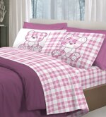 completo-letto-orsetti-tartan-primavera-azzurro-verde-rosa-beige