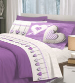 completo-letto-cuori-appesi-beige-rosso-lilla-blu