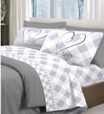 completo-letto-lovely-check-verde-grigio-beige-rosa