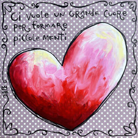 cuore con frase per maestra