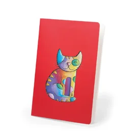 Quadernino Elena Mirandola x Spritz Quaderno A5 con fogli bianchi e gatto stampato in copertina