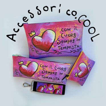 Accessori con co.COOL Collezione co.COOL: bustine, astucci, portachiavi, portamonete e molto altro