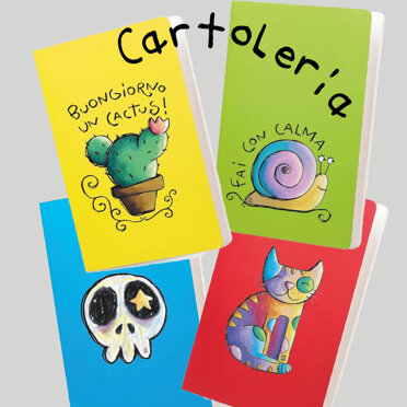 Cartoleria Quadernini e adesivi
