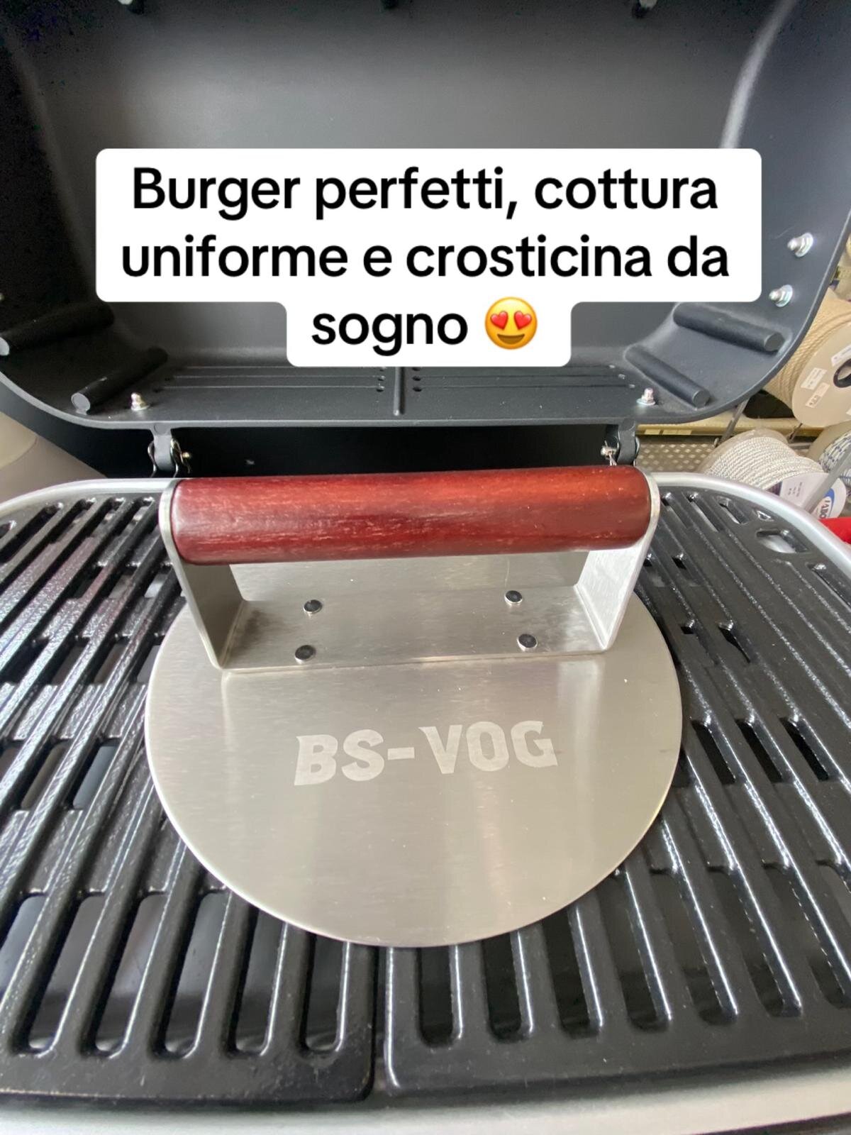 Pressa BS-VOG: il segreto dei burger perfetti (che non ti dice nessuno) Pressa BS-VOG: il segreto dei burger perfetti (che non ti dice nessuno)