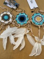 acchiappasogni-con-piume-e-cotone