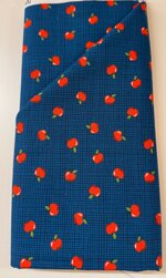 stoffa-mele-fondo-blu