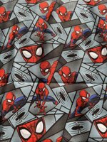stoffa-spiderman-con-ragni-fondo-grigio