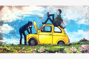 lupin-e-jigen-il-castello-di-cagliostro-al-tramonto
