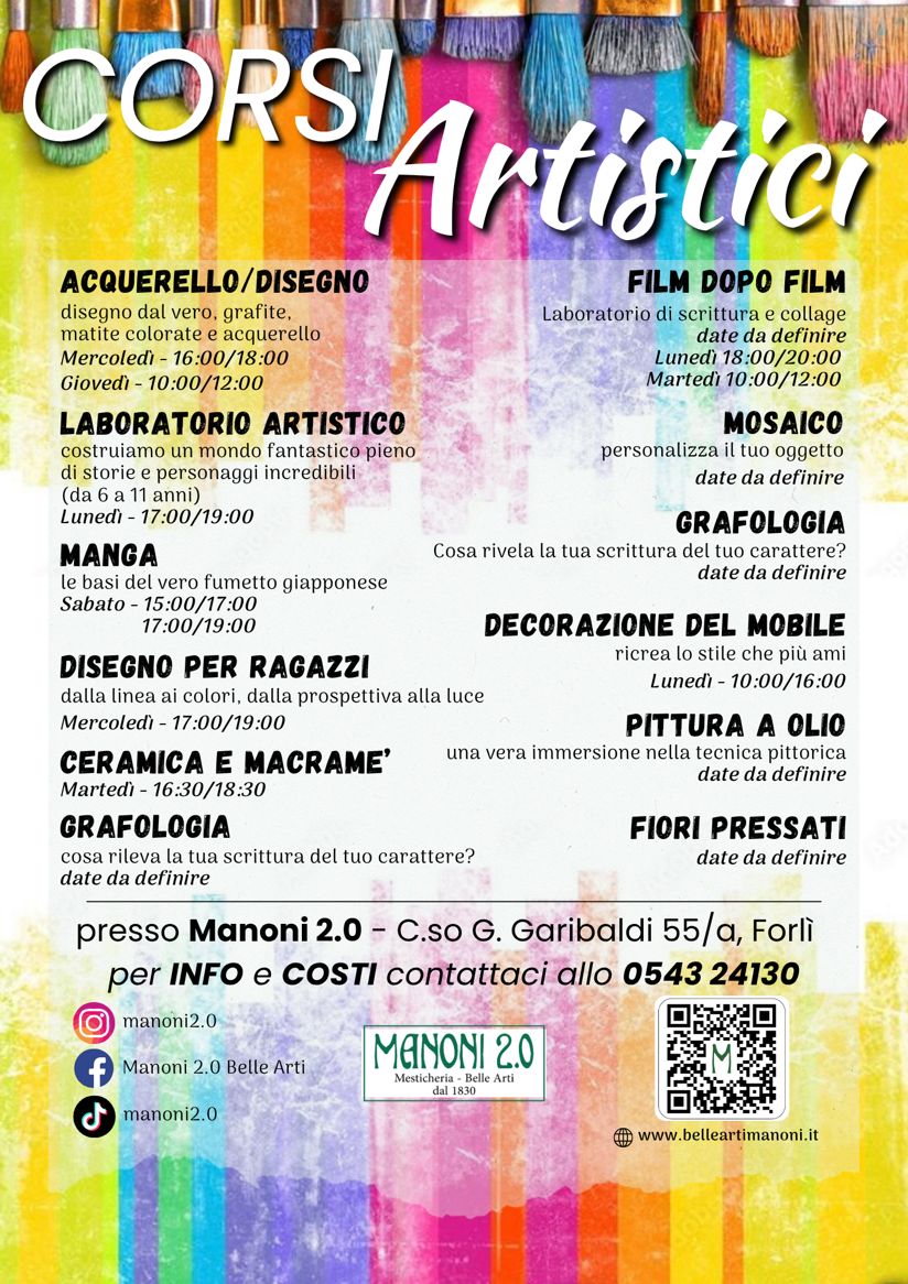 corsi artistici settembre 2026 corsi artistici settembre 2026
