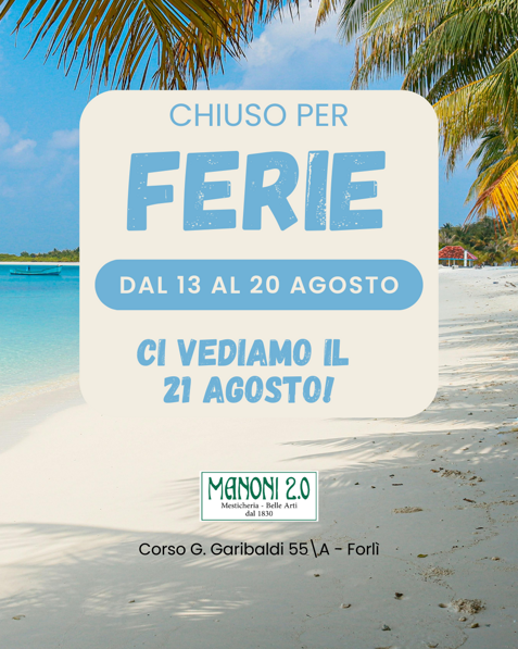 chiusi per ferie post instagram blu beige minimalista