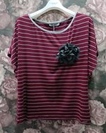 t-shirt-righe-flower