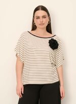 t-shirt-righe-flower