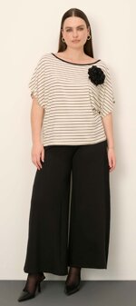 t-shirt-righe-flower