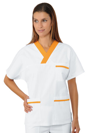 045213-casacca-collo-a-v-bianco-e-albicocca