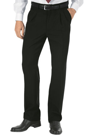 pantalone-classico-uomo-due-pinces-nero-art-063200