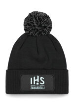 berretto-con-pompon-unisex-nero-con-patch-personalizzazione-logo-ricamato-ihs-art-b443