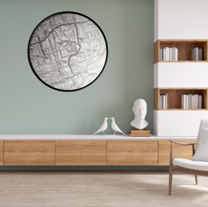 quadro-tondo-carta-stradale