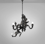 monkey-chandelier-lampadario