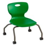 sedia-fissa-4gambe-su-ruote-verde-size-4-41x41x38