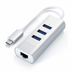 hub-dock-type-c-to-usb-30eth-slv-silver-3p-usb-30-1-ethernet