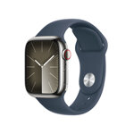 watch-9-41mm-gps-cell-acciaio-silve-cinturino-sport-blu-tempesta
