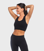 top-sportivo-donna-in-tessuto-tecnico-kaia-one-block-black-heart-and-soul