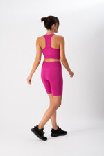 shorts-sportivi-donna-biker-in-tessuto-tecnico-len-one-block-fuchsia-heart-and-soul