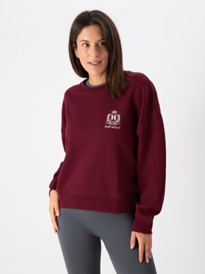 felpa-donna-girocollo-becky-burgundy-heart-and-soul