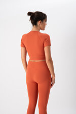 crop-top-sportivo-donna-t-shirt-corta-in-tessuto-tecnico-cross-olivia-brick-heart-and-soul