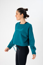 felpa-corta-donna-hamptons-teal-heart-and-soul