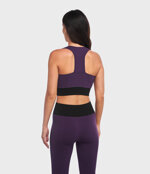 completo-sportivo-donna-in-tessuto-tecnico-brb-top-leggings-dark-purple-heart-and-soul