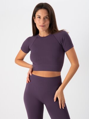 crop-top-sportivo-donna-t-shirt-corta-in-tessuto-tecnico-cross-olivia-mulberry-heart-and-soul