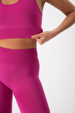 top-sportivo-donna-in-tessuto-tecnico-kaia-one-block-fuchsia-heart-and-soul