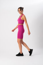 shorts-sportivi-donna-biker-in-tessuto-tecnico-len-one-block-fuchsia-heart-and-soul